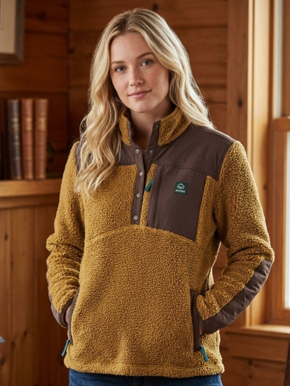 Wolverine Brown Sherpa Pullover Jacket